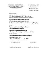 Đề kiểm tra một tiết học kì II Âm nhạc lớp 6 - Năm học 2016-2017 - Trường THCS Huỳnh Thúc Kháng